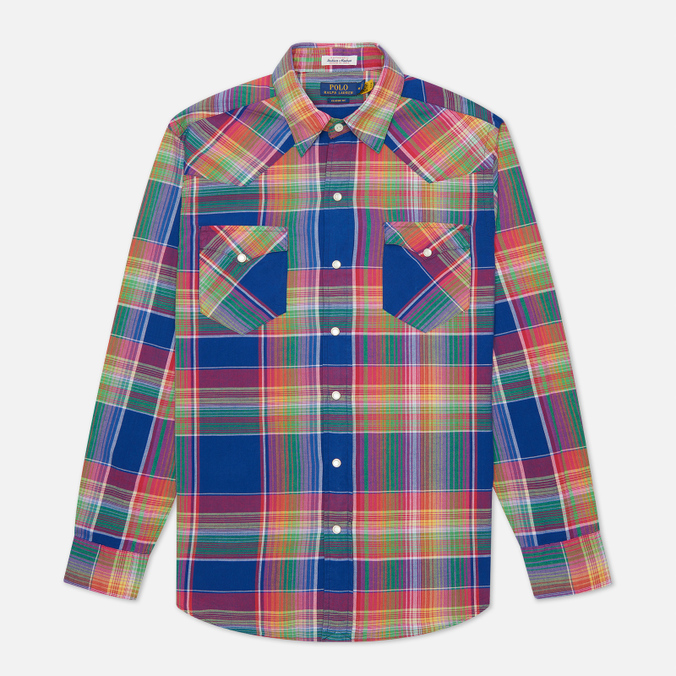 

Рубашка мужская Polo Ralph Lauren 710-835520 синяя XL, 710-835520