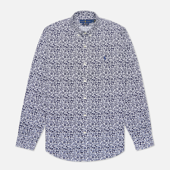 

Рубашка мужская Polo Ralph Lauren 710-835506 синяя L, 710-835506