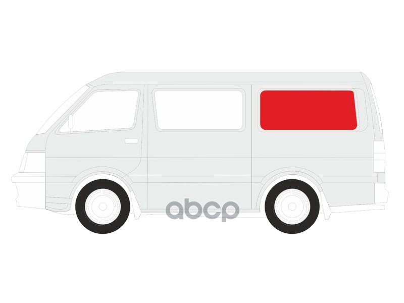 

Стекло Кузова (Собачник) Заднее Левое Mitsubishi Delica Van 94-07 Xyg Арт. L400 Sr/Lh/X