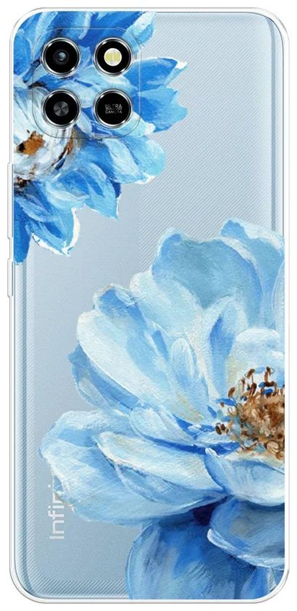 

Чехол Awog на Infinix Smart 6 HD "Голубые клематисы", Разноцветный, 3101650-8