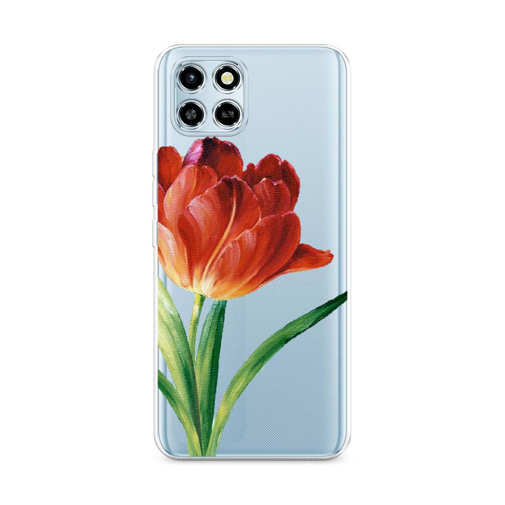 

Чехол Awog на Infinix Smart 6 HD "Красный тюльпан", 3101650-8