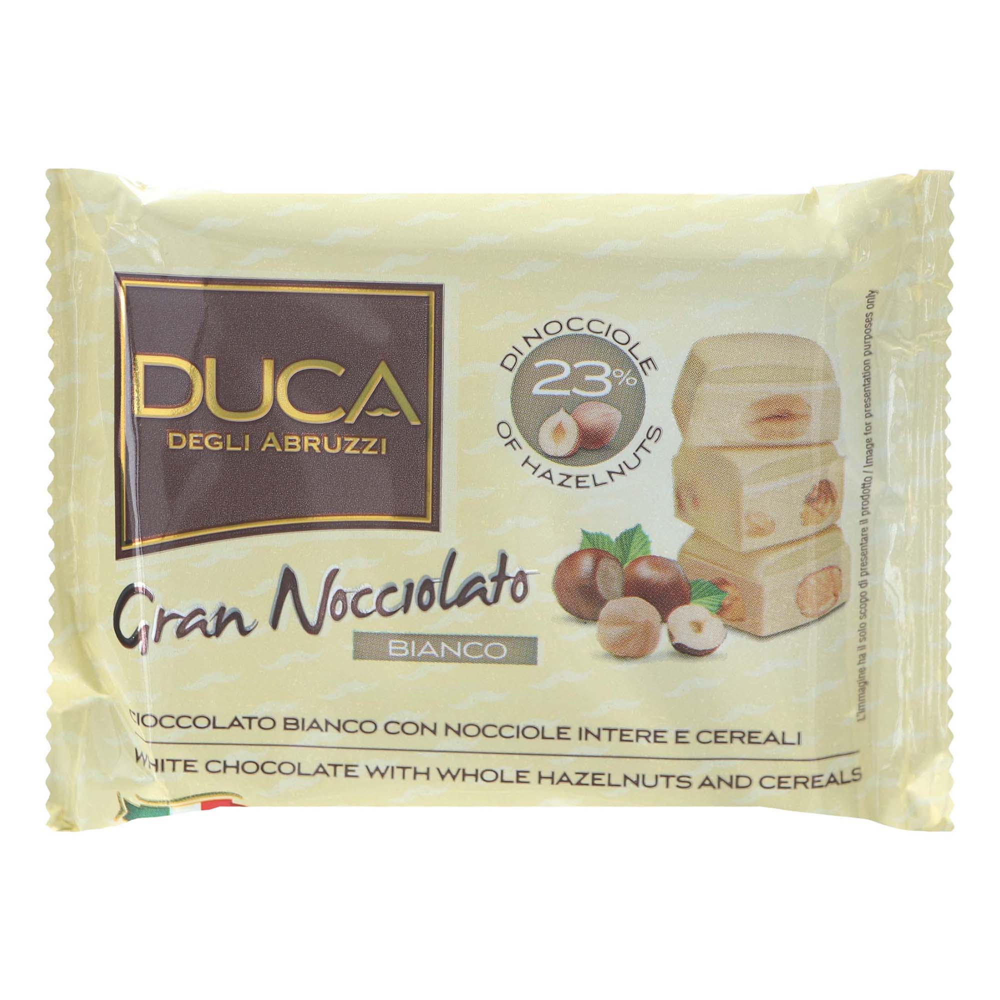 

Шоколад Cerealitalia Duca белый с фундуком 100 г