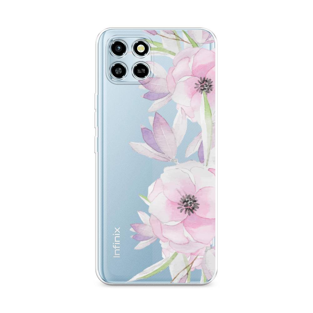 

Чехол Awog на Infinix Smart 6 HD "Нежные анемоны", 3101650-8