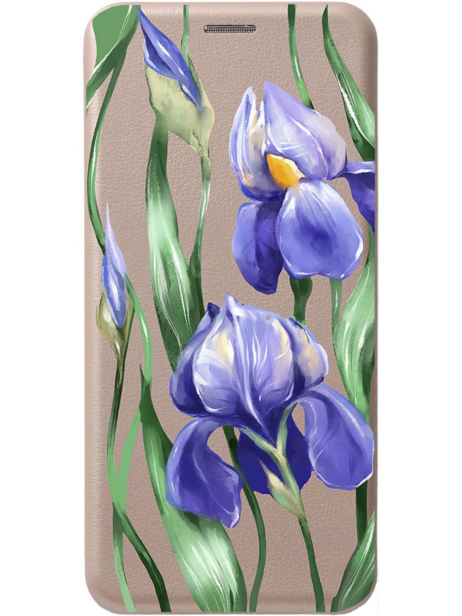 

Чехол на Huawei P20 Lite/Nova 3e "Amazing Irises" золотой, Золотистый;белый, 3306