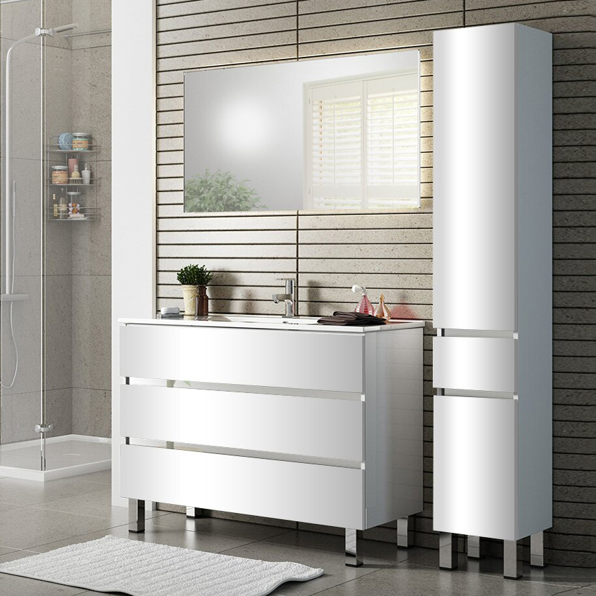 

Мебель для ванной Sanvit Кубэ-3 100 белый глянец, Кубэ-3 100 белый глянец