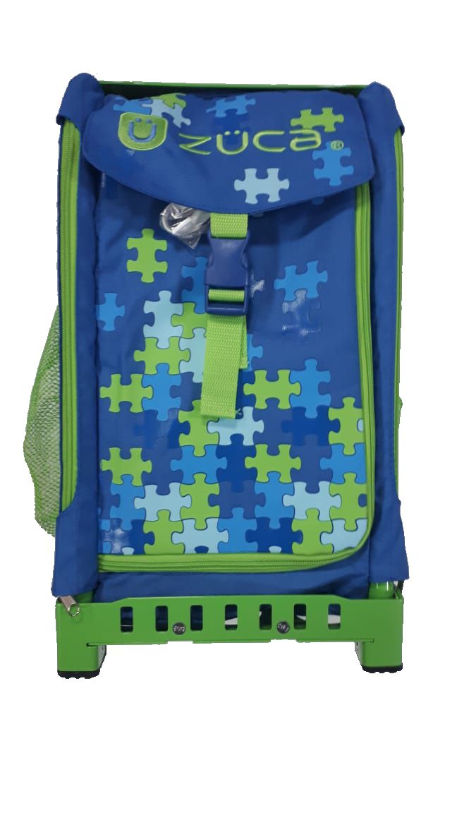 

Сумка Zuca Sport Puzzle, синий, зеленый, Сумка Zuca Sport