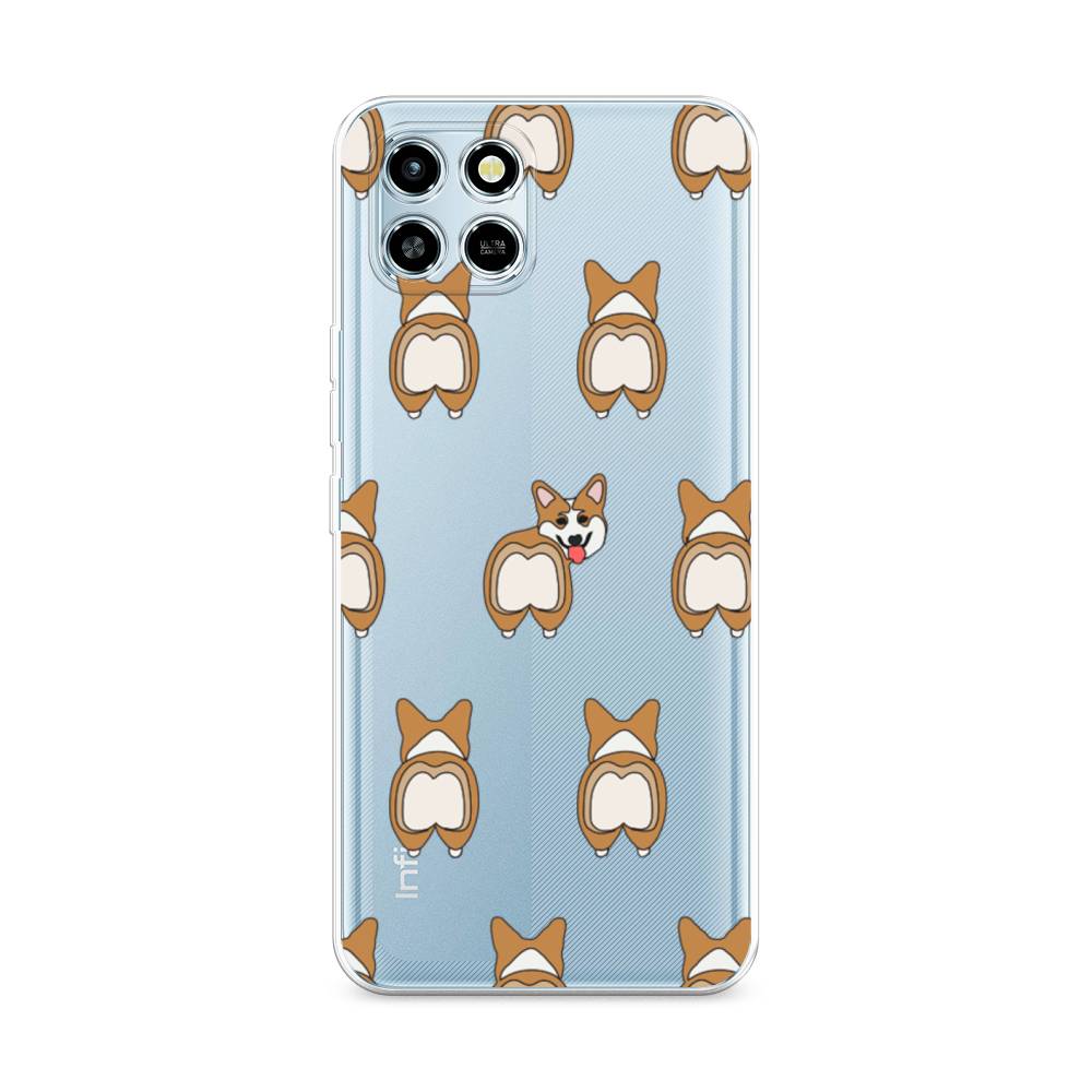 

Чехол Awog на Infinix Smart 6 HD "Милый корги фон", 3101650-2