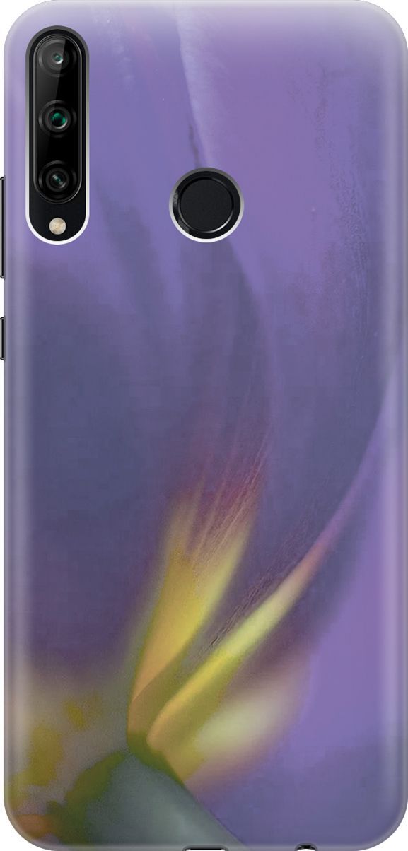

Чехол на Honor 9C/Huawei P40 Lite E "Фиолетовая фиалка", Желтый;фиолетовый, 2781