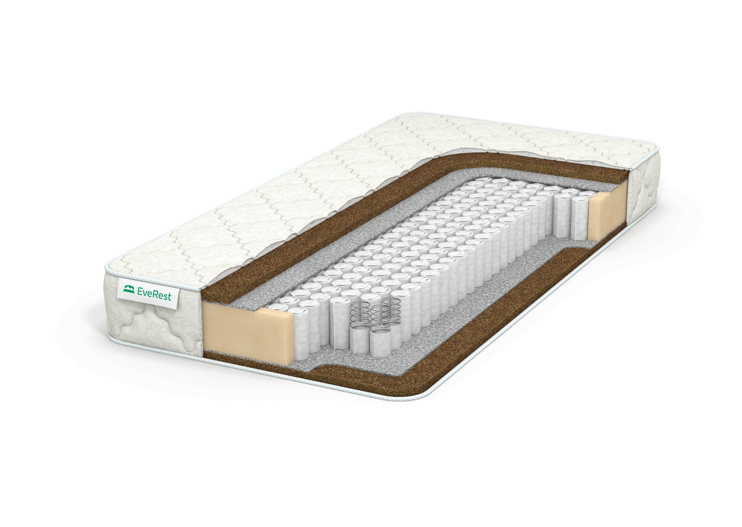 

Матрас EveRest Хард Бикокос 2 TFK 150x200, Белый, Хард Бикокос 2 TFK