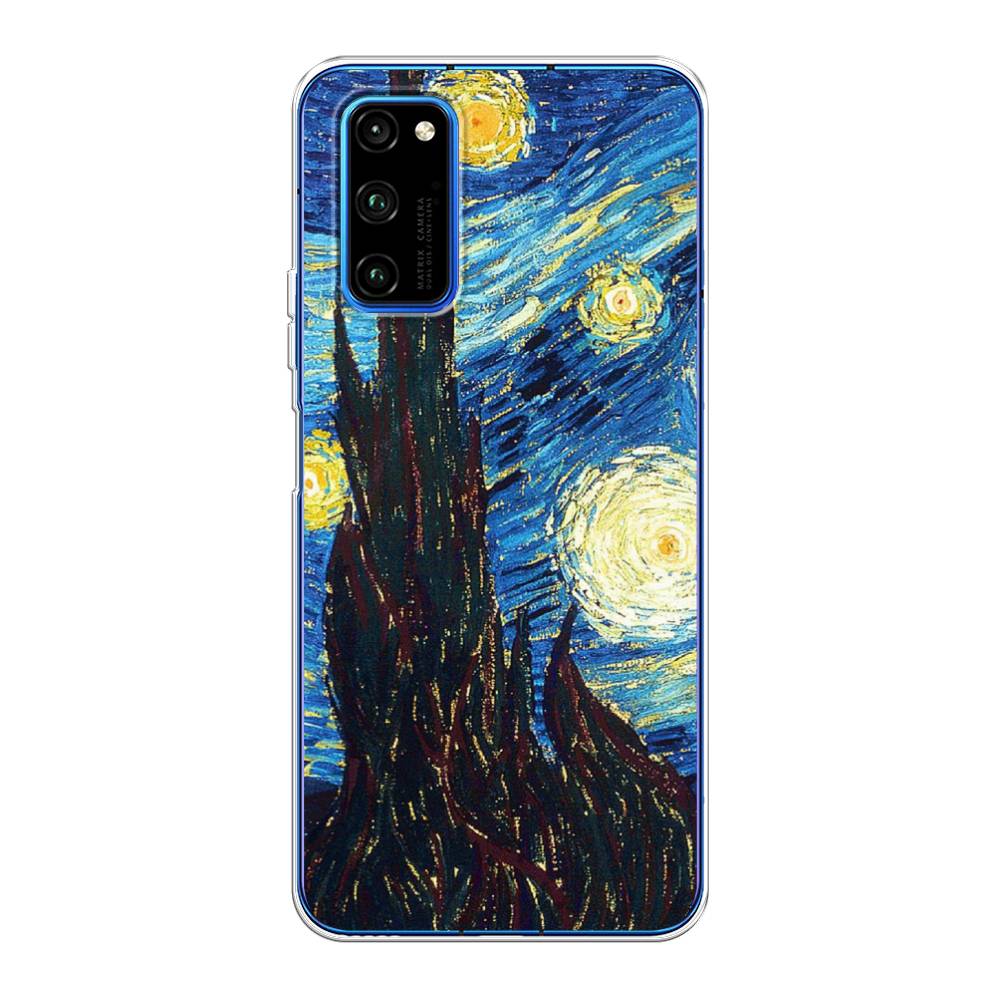 

Чехол Awog на Huawei Honor V30 Pro "Ван Гог Звездная ночь", Желтый, 611450-9