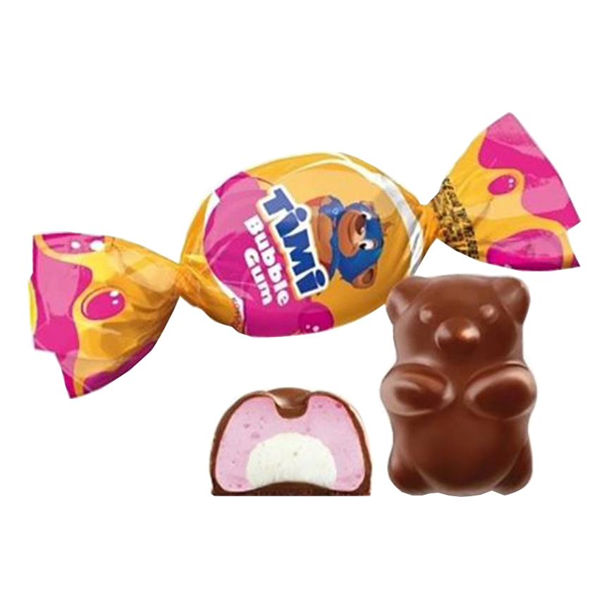 

Конфеты суфлейные Konti Timi со вкусом Bubble Gum +-500 г