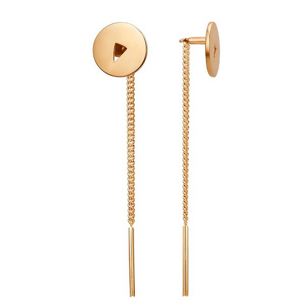 

Серьги продевки из золота TEO MAORI 8007022-1000, 8007022-1000