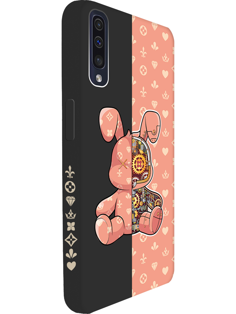 

Силиконовый чехол на Samsung Galaxy A50 / A50s / A30s с принтом матовый черный 820987, Бежевый;оранжевый;черный, 720772271