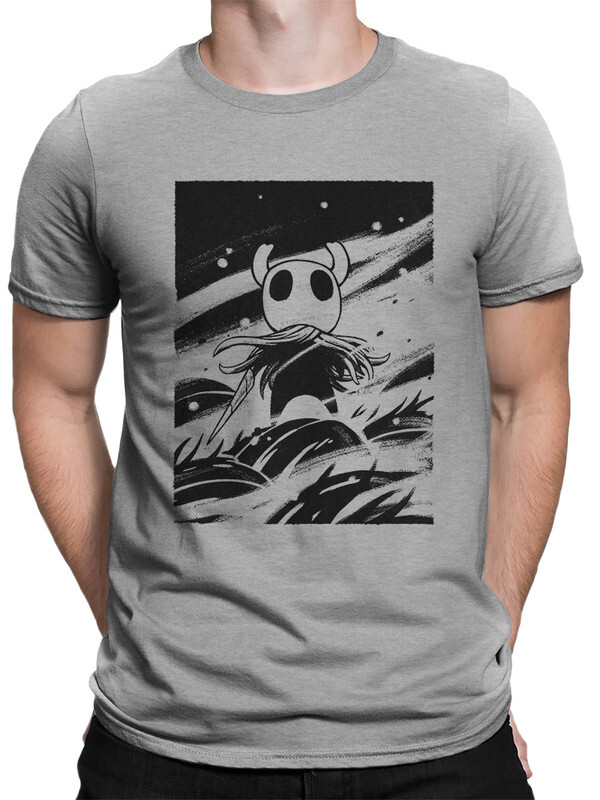 Футболка мужская DreamShirts Studio Игра Hollow Knight 565-knight-2 серая L