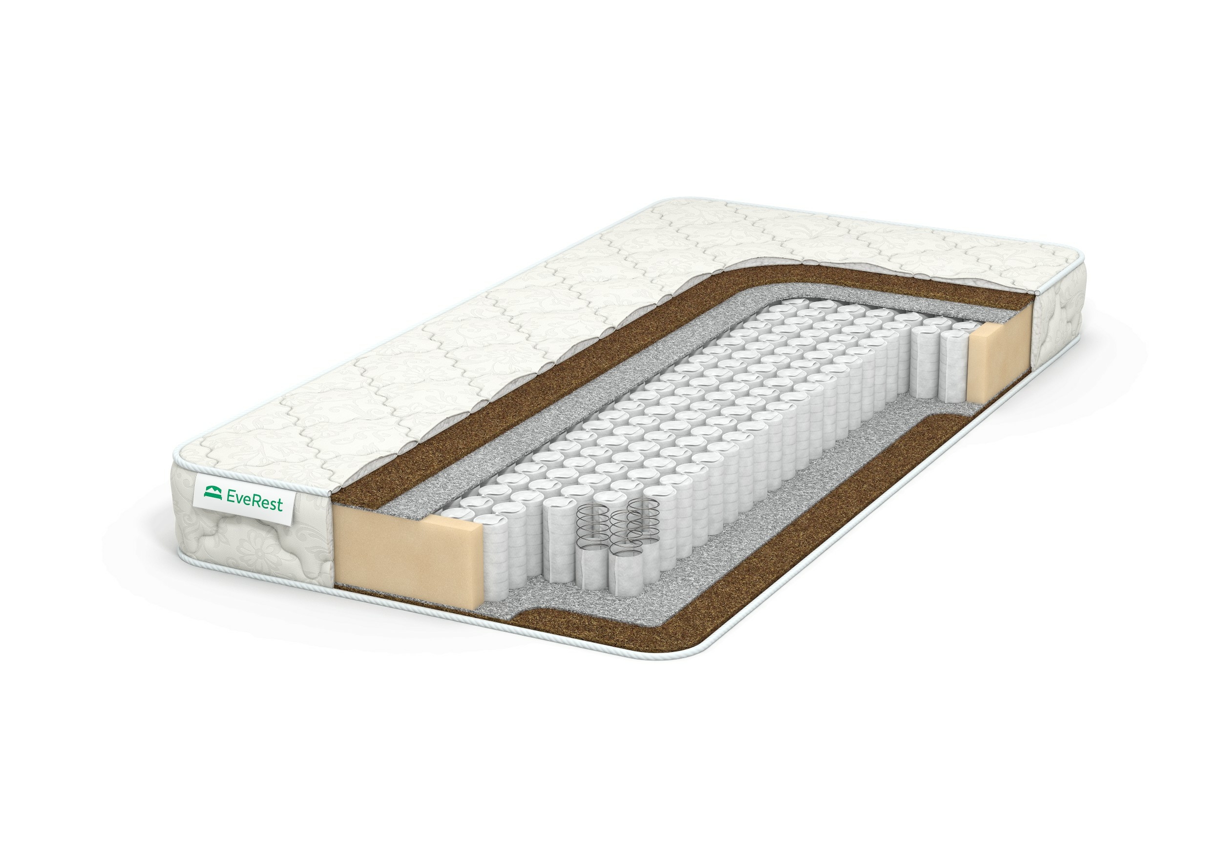 

Матрас EveRest Хард Бикокос 1 TFK 200x190, Белый, Хард Бикокос 1 TFK