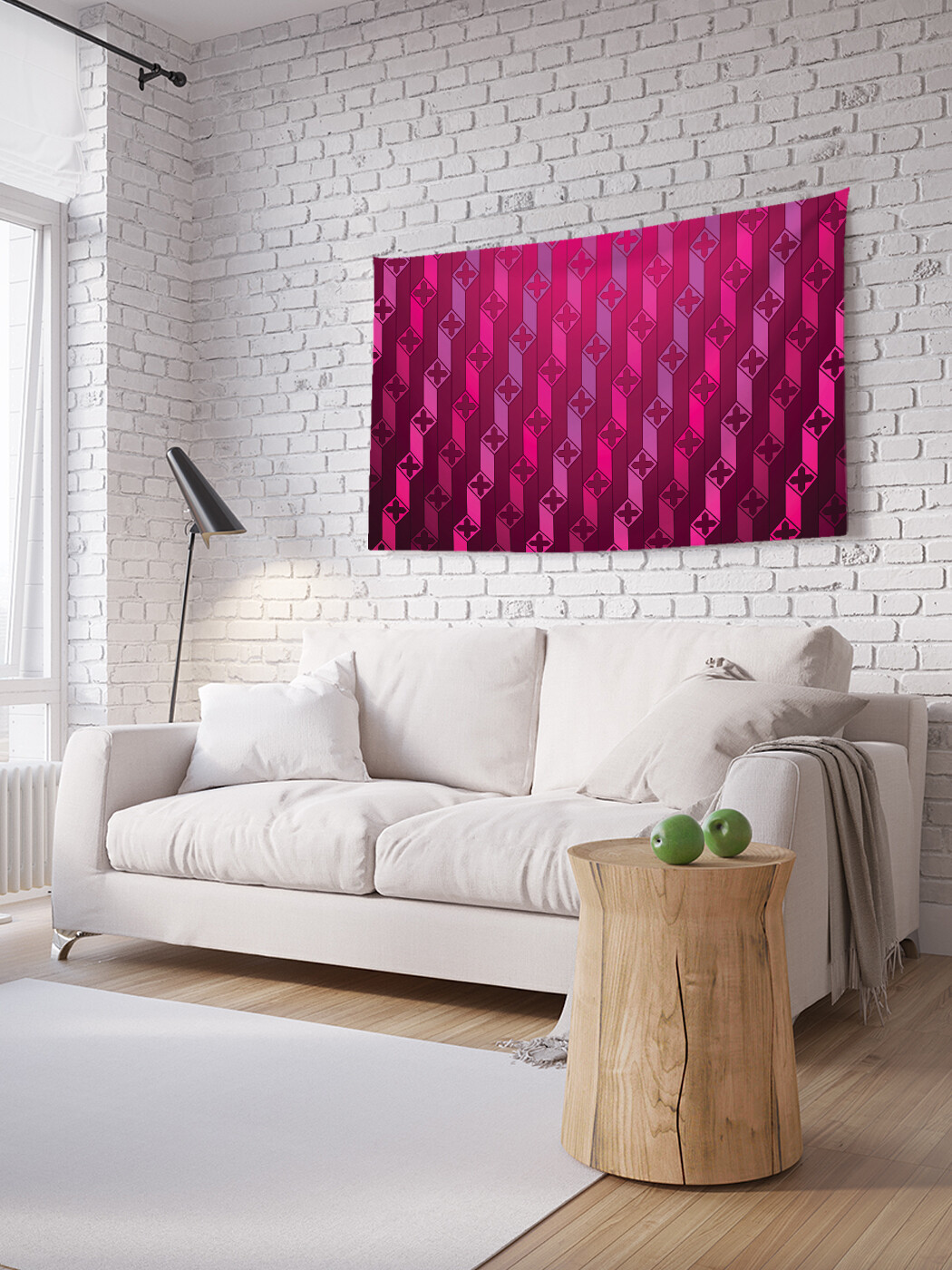 

Горизонтальное фотопанно JoyArty Красочные кубы, из ткани, 150х200 см