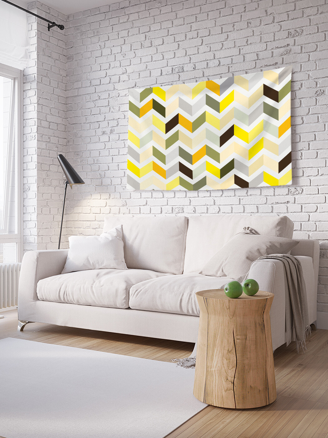 

Горизонтальное фотопанно JoyArty Краски зигзага, из ткани, 100х150 см