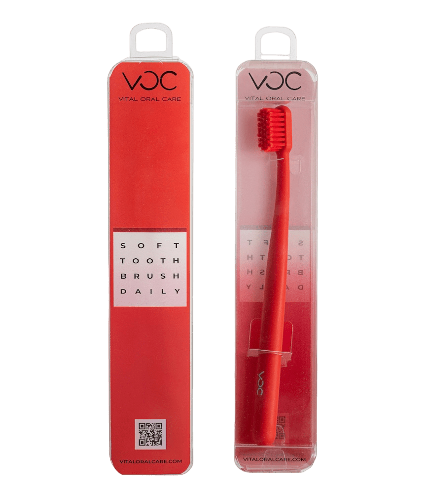 Зубная щетка VOC Daily Soft красная