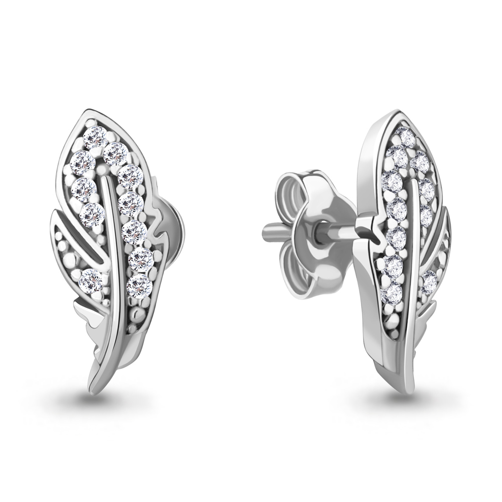 

Серьги из серебра с фианитом Aquamarine Aquamarine 49450А_925_р, 49450А_925_р