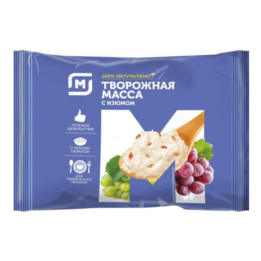 

Творожная масса Магнит с изюмом 5% БЗМЖ 170 г