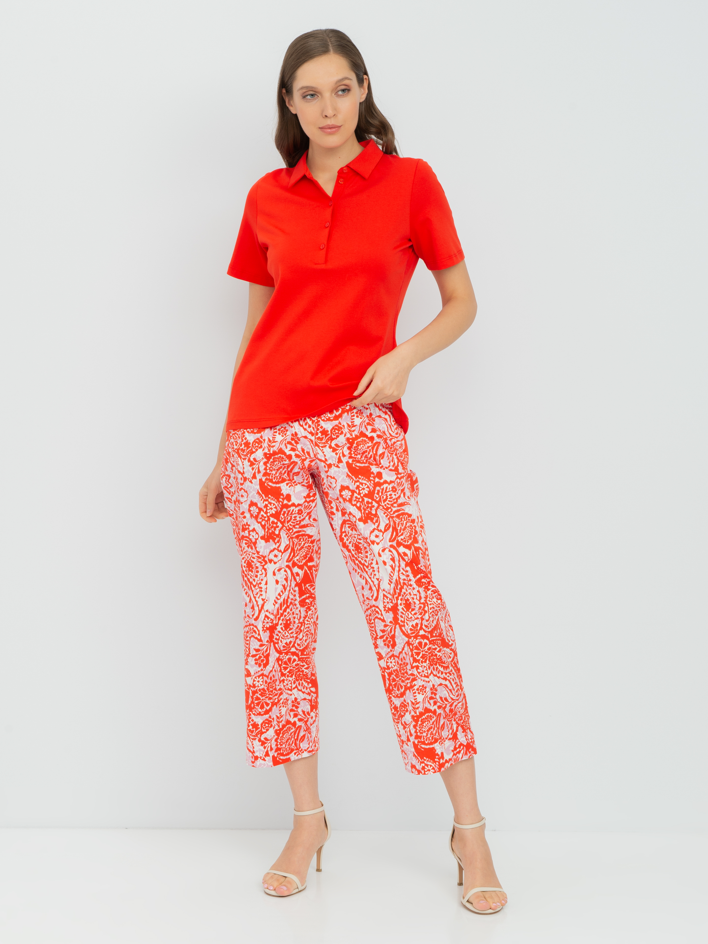 

Футболка женская Gerry Weber 977017-44013-60699 красная 40, Красный, 977017-44013