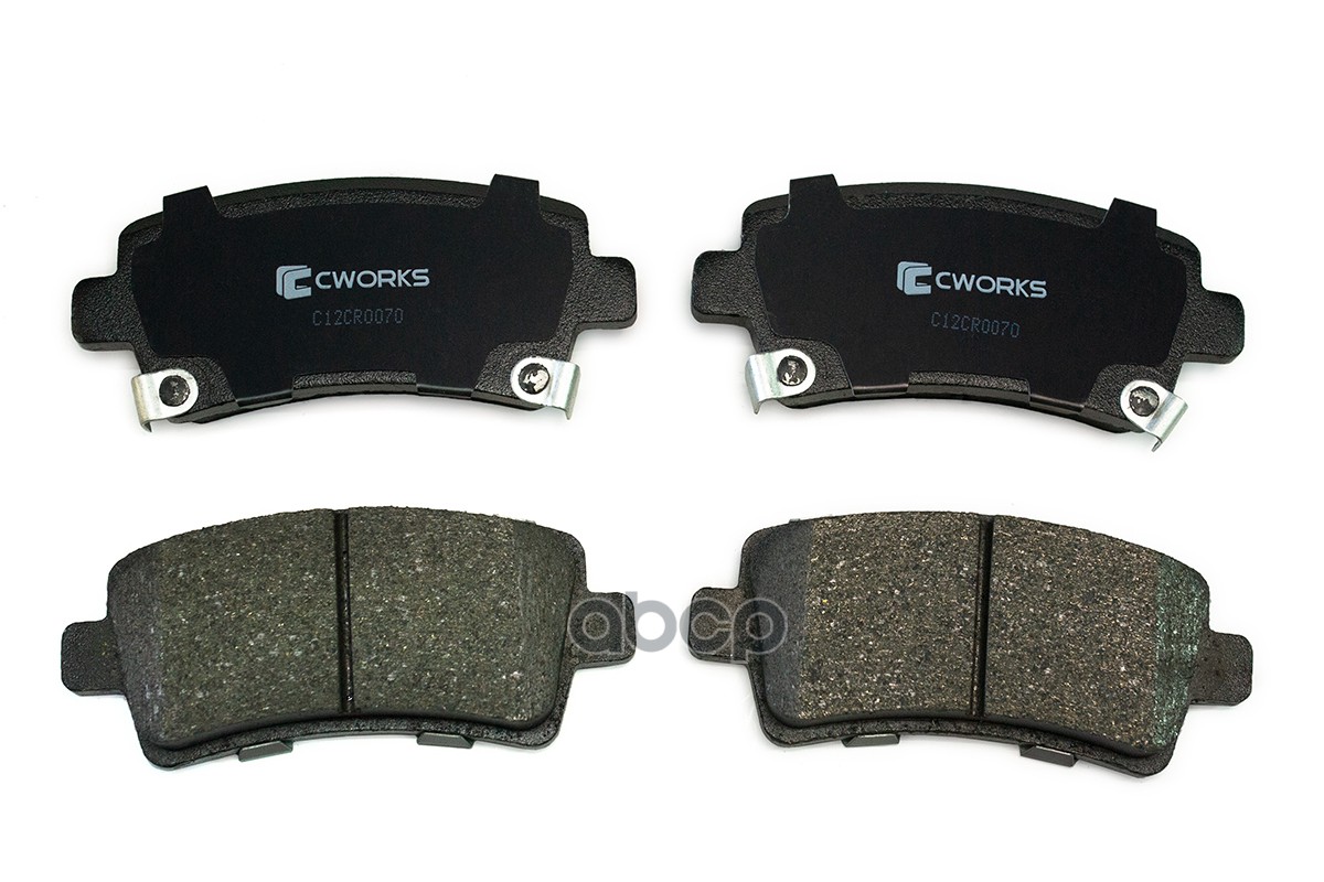 

Тормозные Колодки Задние (Low Metallic) Cworks C12cr0070 CWORKS арт. C12CR0070