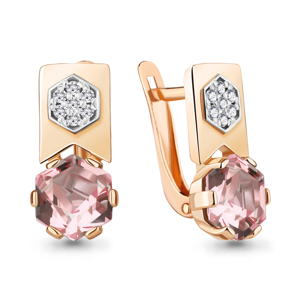 

Серьги из серебра с фианитом Aquamarine Aquamarine 4944190А_925_з, 4944190А_925_з