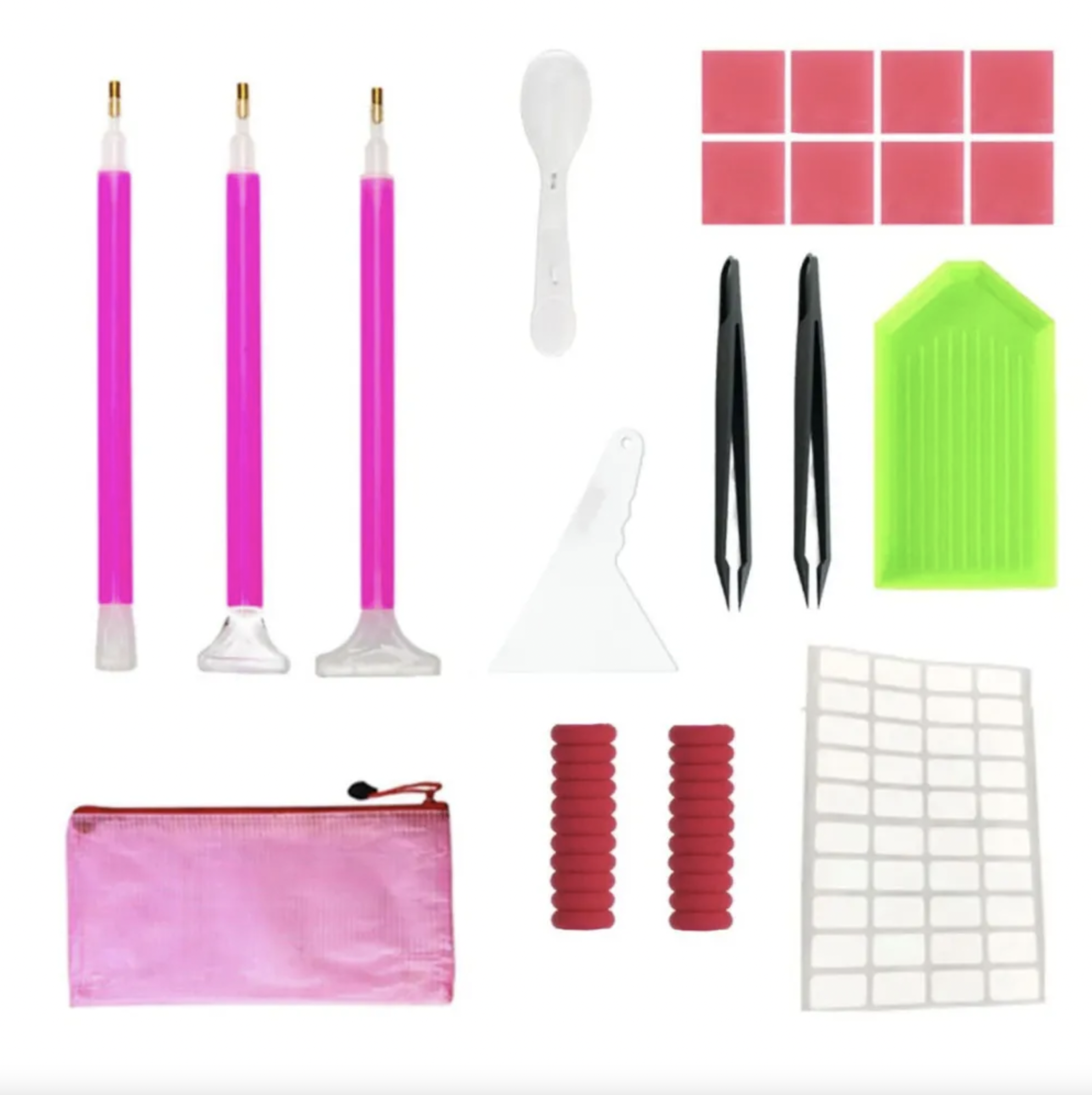 Набор инструментов для алмазной мозаики Kids Zone B0203, 16 предметов