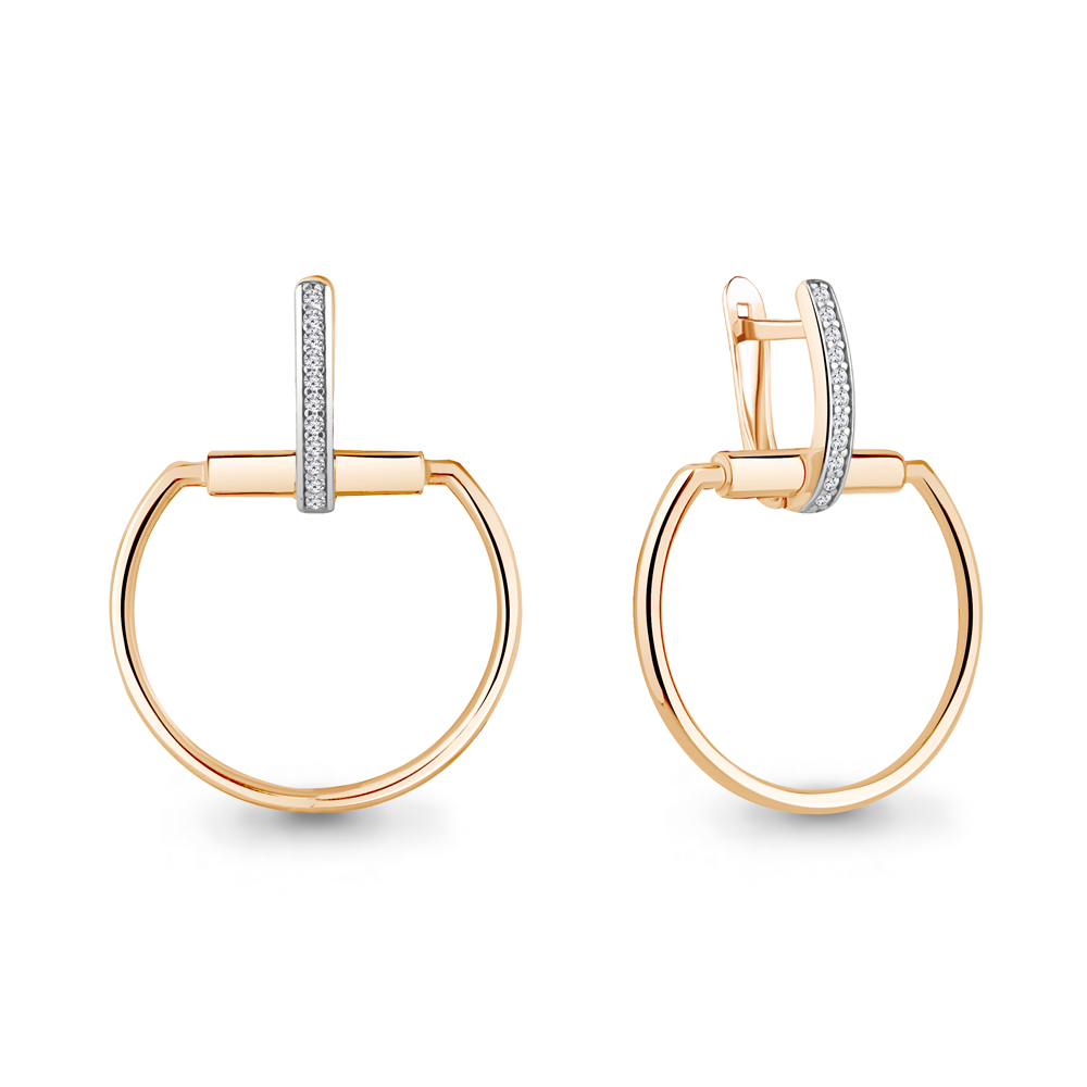

Серьги из серебра с фианитом Aquamarine Aquamarine 49436А_925_з, 49436А_925_з