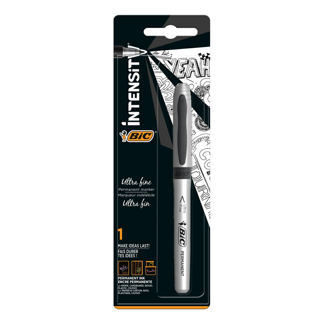 

Маркер перманентный Bic Marking Ultra Fine черный