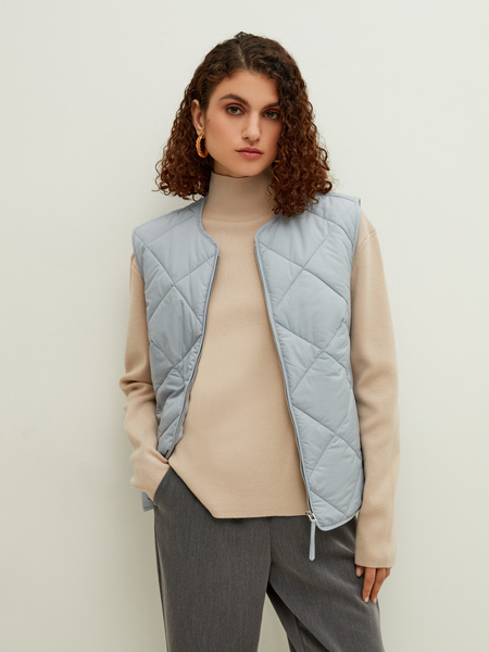 

Утепленный жилет женский ZARINA 2368415115 серый XS, 2368415115