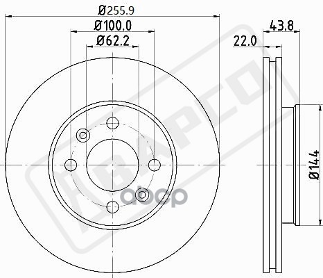 Диск Тормозной BAPCO bd0290