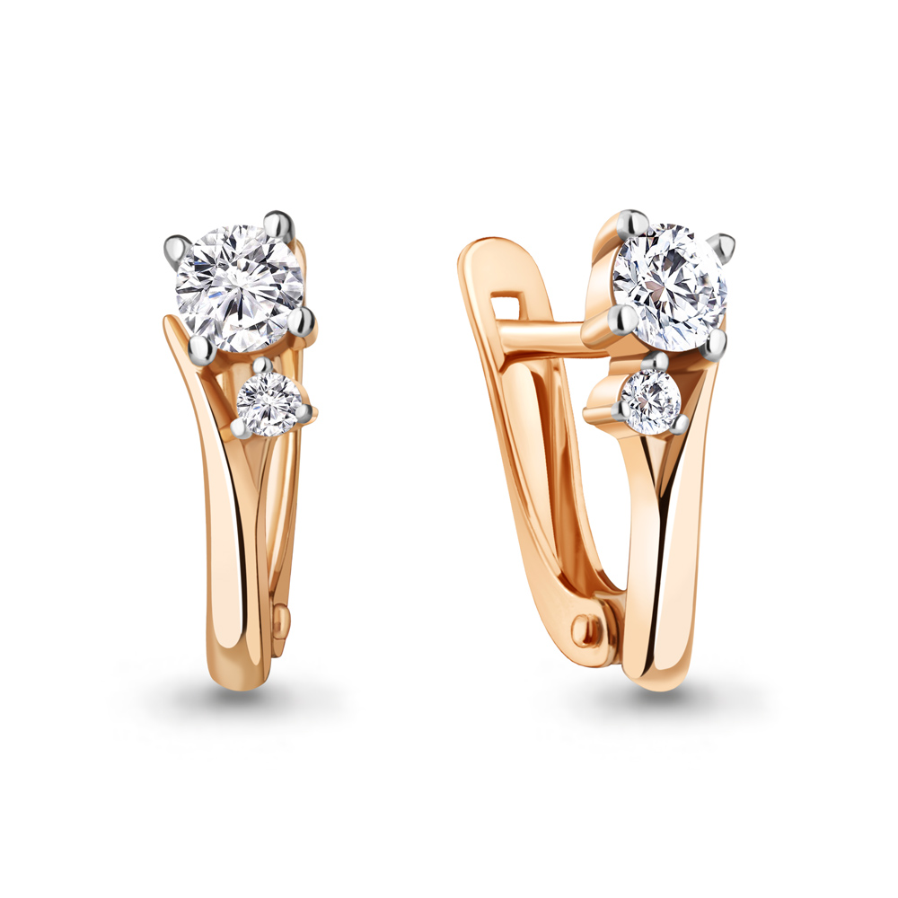 

Серьги из серебра с фианитом Aquamarine Aquamarine 49418А_925_з, 49418А_925_з