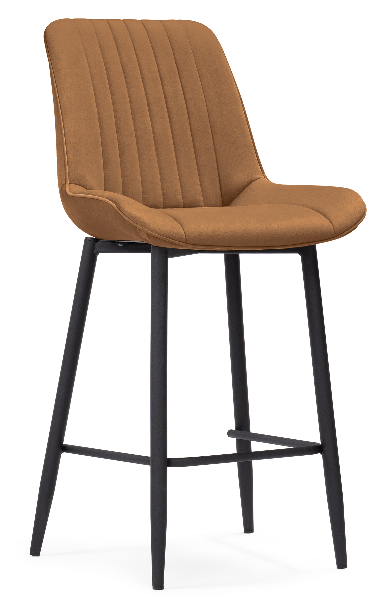 Полубарный стул Мебельные решения Седа К кирпичный / черный
