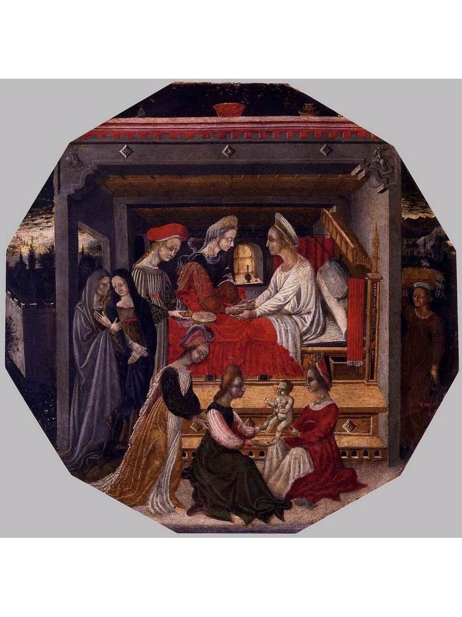 

Постер DRABS A2 Доменико ди Бартоло Birth of the Baptist