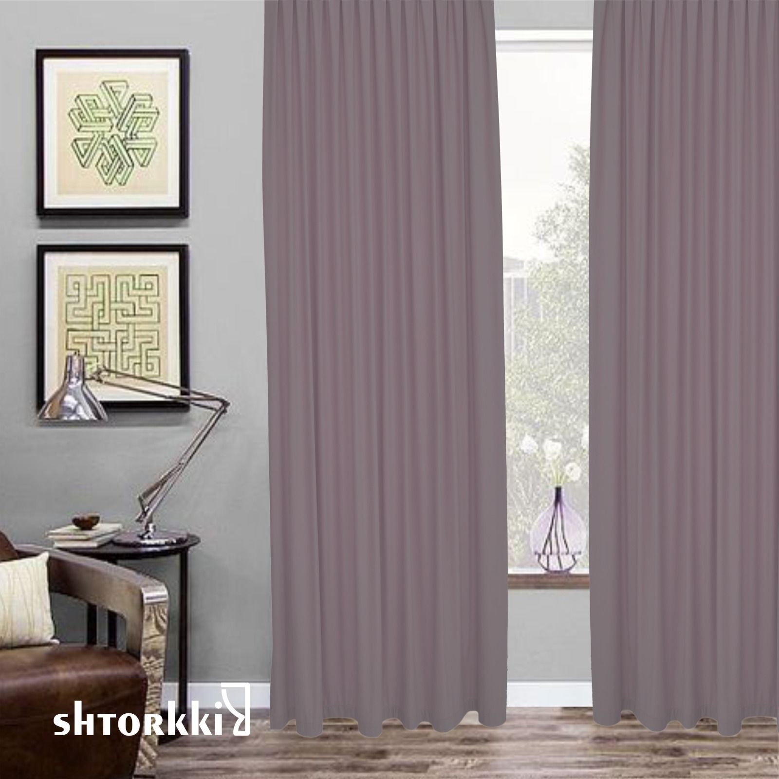 

Шторы интерьерные Shtorkki бархат Violet 150х330 см, IB-109