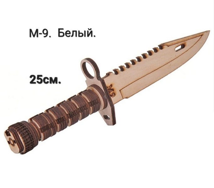 

Нож Nomark M9 белый, фанера, 25см 5 шт в наборе XA28СТ(игрушка), Коричневый, XA28СТ