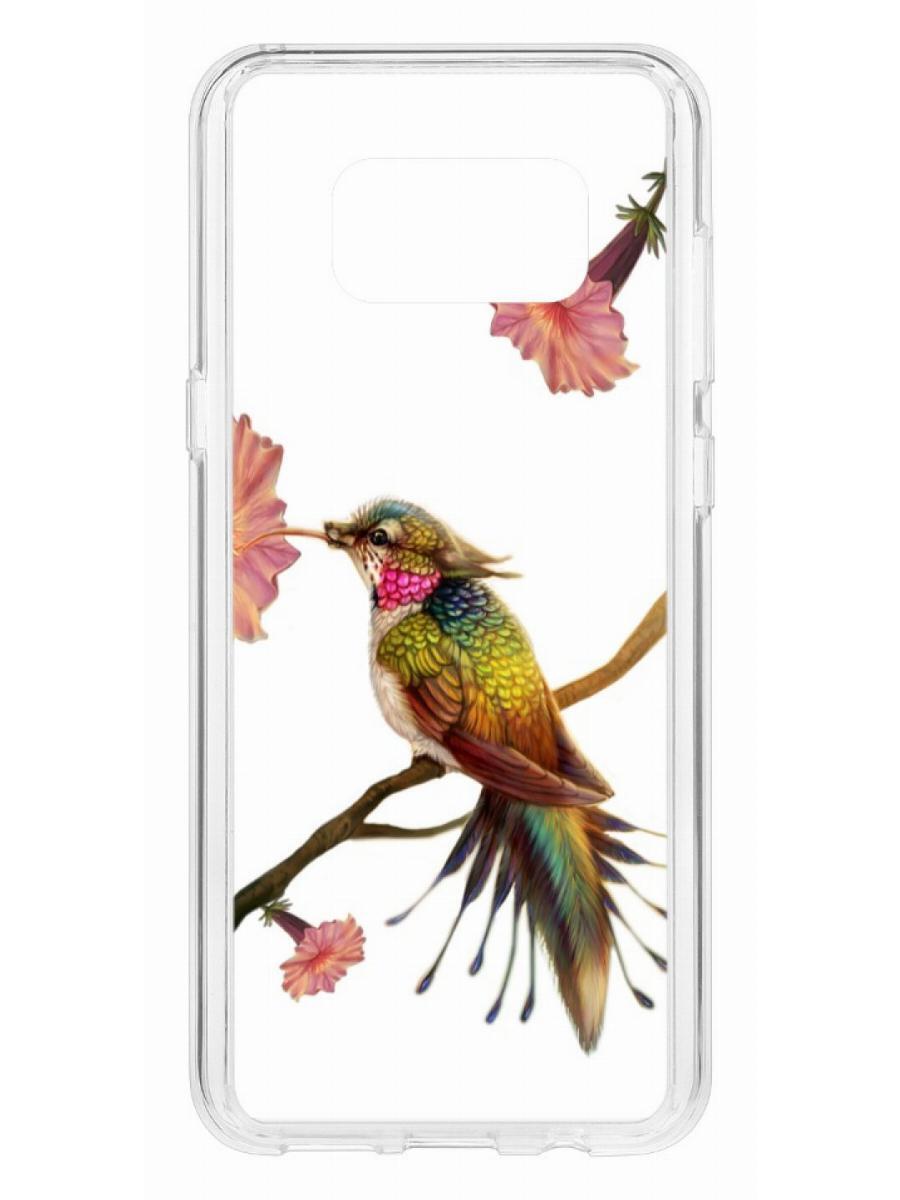 фото Чехол на samsung galaxy s8 plus kruche print колибри кruче