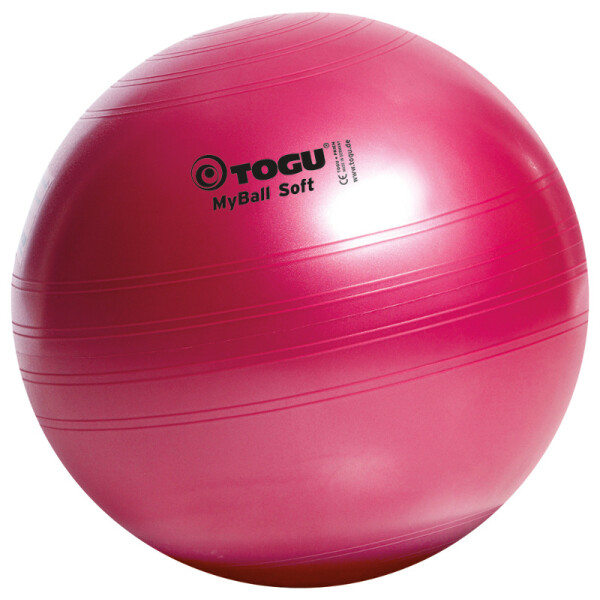

Гимнастический мяч TOGU My Ball Soft 65 см красный перламатровый
