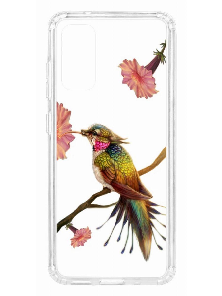 фото Чехол на samsung galaxy s20 kruche print колибри кruче