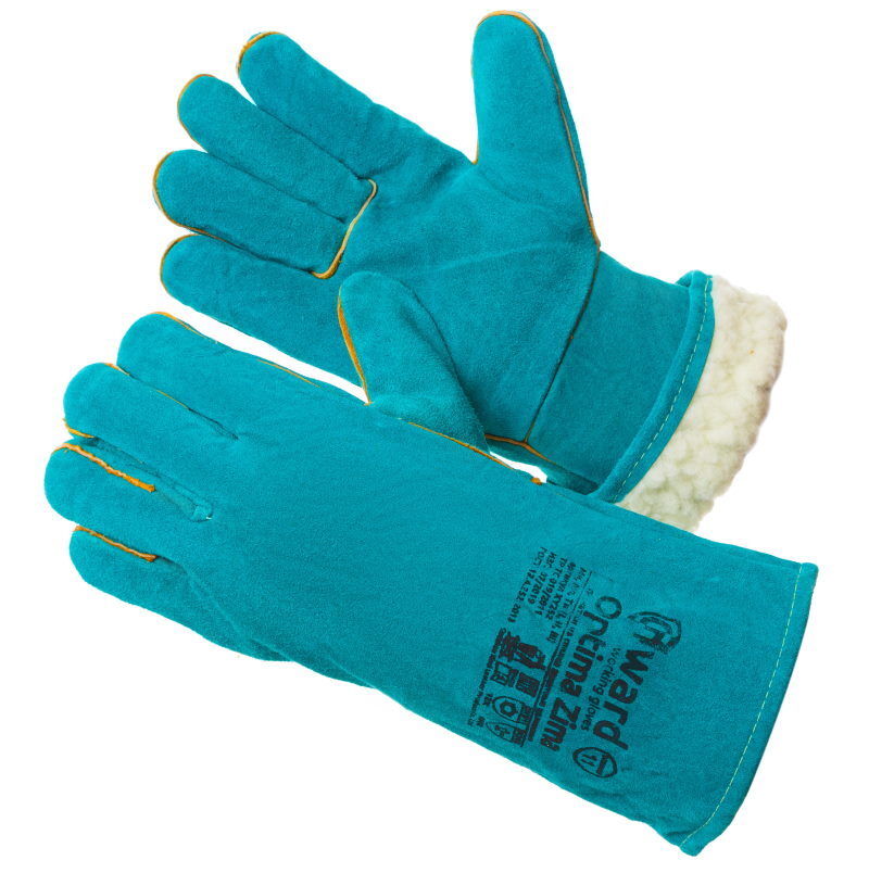 Зимние спилковые краги Optima Zima