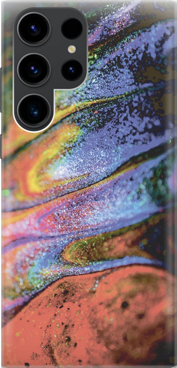 

Чехол на Samsung Galaxy S23 Ultra "Разноцветный песок", Красный;синий, 158328