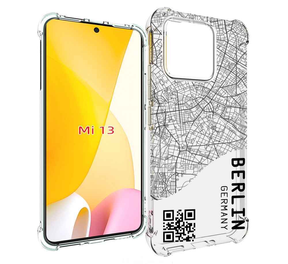 

Чехол MyPads схема-берлин для Xiaomi 13, Прозрачный, Tocco