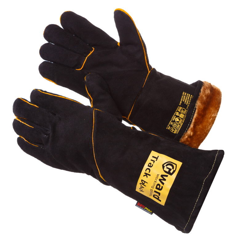 Зимние краги сварщика Track Black Zima