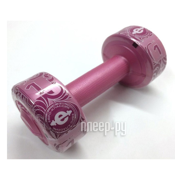 

Гантель Euro Classic 1kg Pink