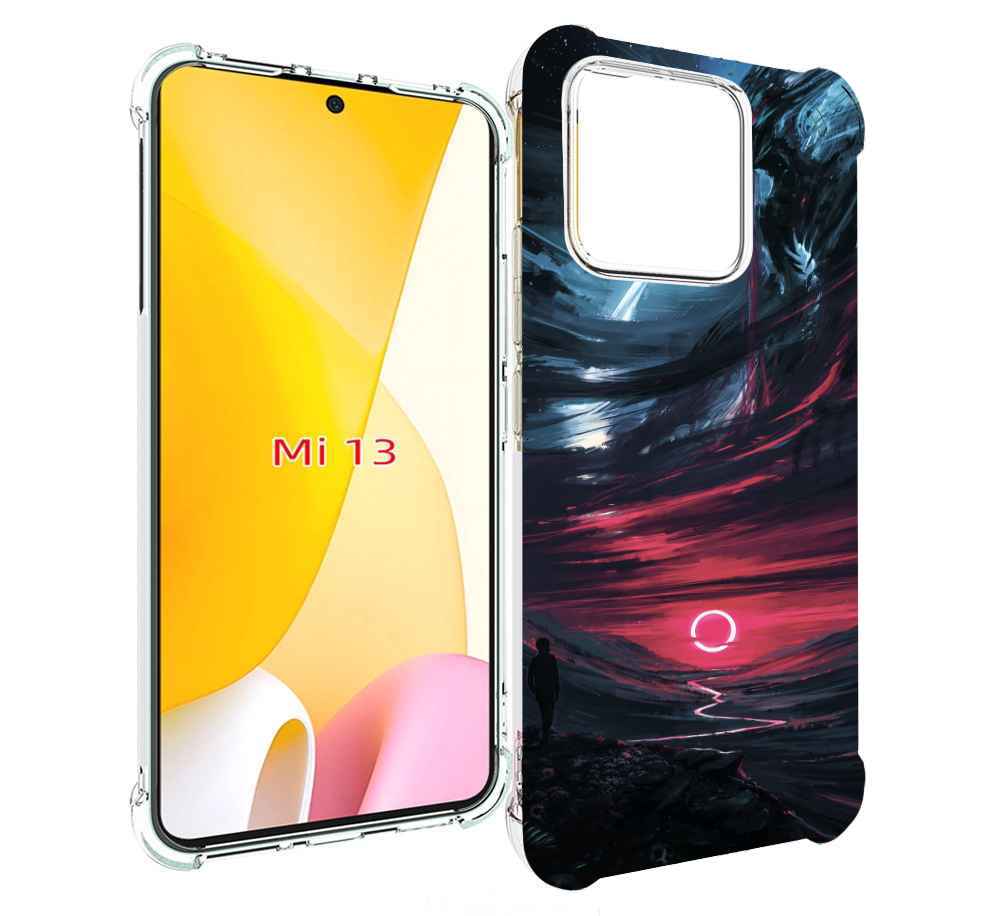 

Чехол MyPads страшный мир для Xiaomi 13, Прозрачный, Tocco