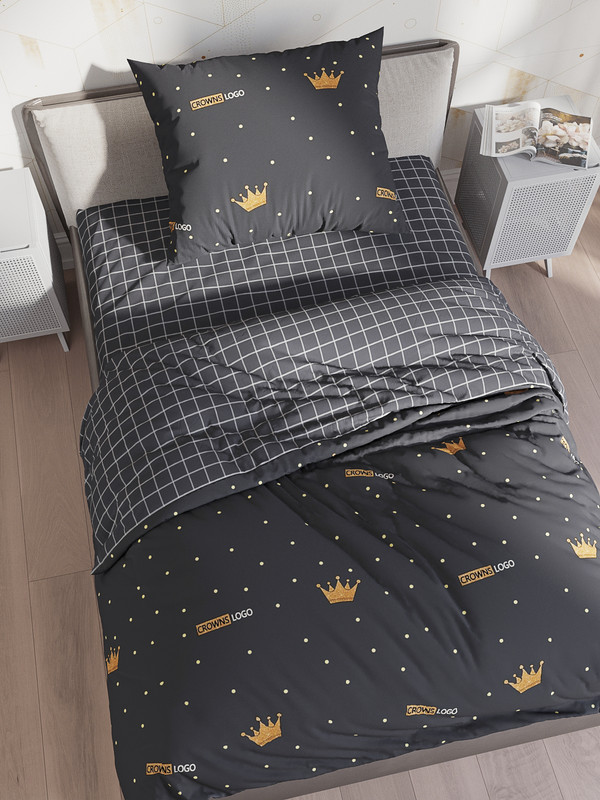

Пододеяльник Simple House NH38583859/4-0-0/1PS, Черный