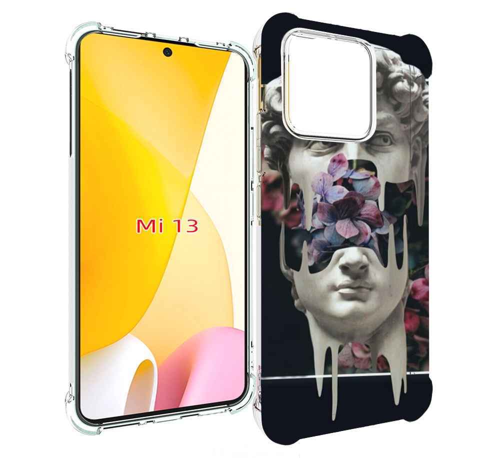 

Чехол MyPads статуя-с-цветами-внутри для Xiaomi 13, Прозрачный, Tocco