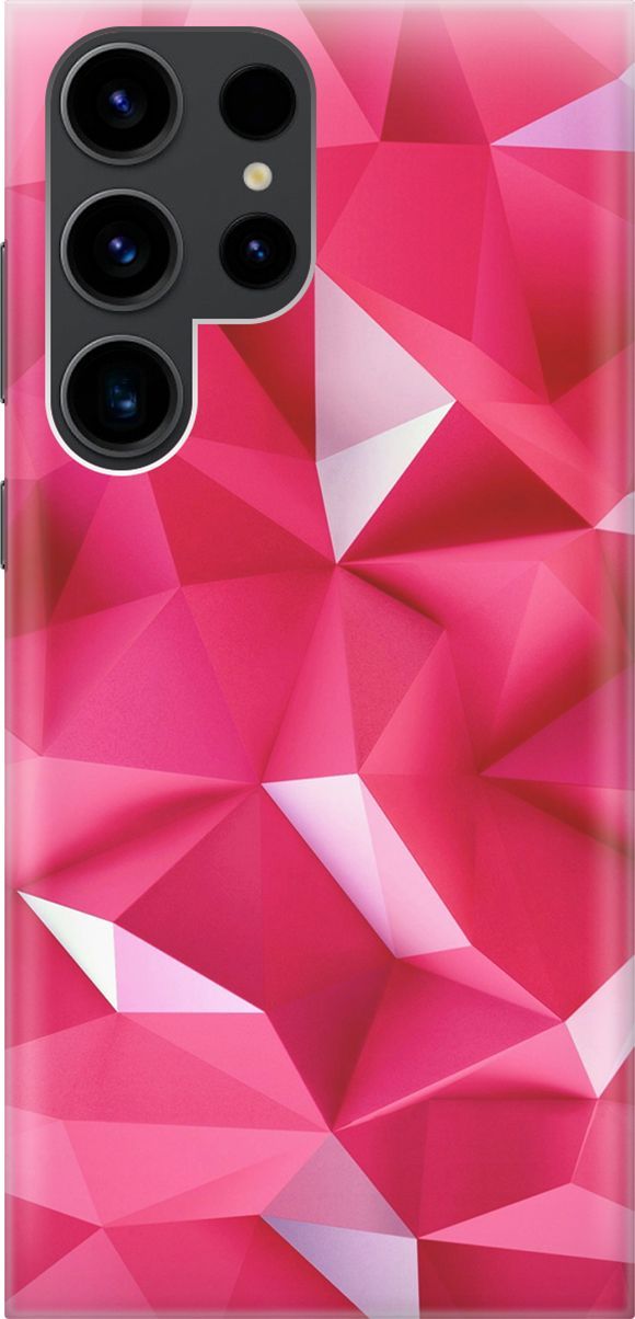 

Чехол на Samsung Galaxy S23 Ultra с принтом "Малиновые ромбы", Красный;розовый, 158328
