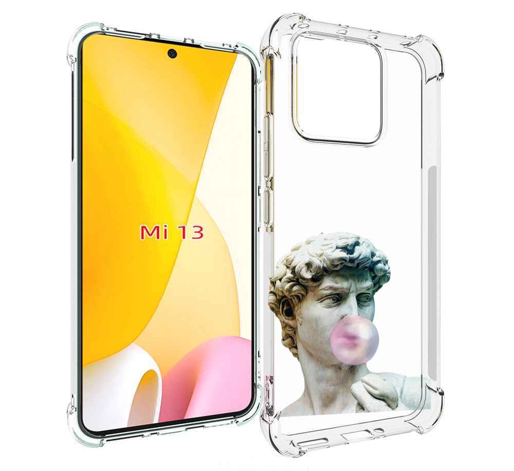 

Чехол MyPads статуя-с-жвачкой для Xiaomi 13, Прозрачный, Tocco